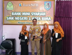 Bank NTB Syariah Mendukung Diresmikannya Bank Mini Syariah SMKN I Kota Bima 