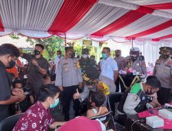 Hadiri Kegiatan Vaksinasi di Lotim, Kapolda NTB ingin 80 Persen Target Segera Tercapai