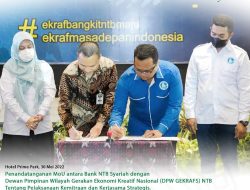 Bank NTB Syariah dan GEKRAFS Teken MoU Kembangkan Ekonomi Kreatif