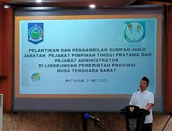 Zulkieflimansyah Mutasi Pejabat Pemprov NTB, Berikut Daftarnya