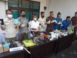 Satpol PP dan Kejari Gelar Pemusnahan Narkotika, Oharda dan Kosmetik Ilegal
