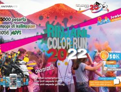 Ini Dia Event Rinjani Color Run 2022, Rasakan Sensasi Berlari di Ketinggian 1.056 Mdpl