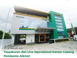 Tasyakuran dan Live Operasional Bank NTB Syariah Cabang Pembantu Aikmel