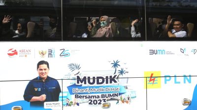 Mudik Gratis, PLN Berangkatkan 10.000 Pemudik ke Berbagai Daerah