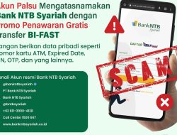 Hati-hati! Modus Baru Penipuan Akun Palsu Bank NTB Syariah di Medsos 