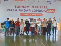 Turnamen Futsal Radar Lombok Cup 2023 Resmi digelar