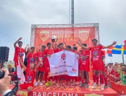 Tumbangkan Tim-Tim Tangguh dari Benua Biru, ISA Lombok FC Sabet Juara Barcelona Football Festival 2023