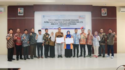 Bappenda Provinsi NTB Bersama PT. Pertamina Patra Niaga Tandatangani Perjanjian Kerja Sama