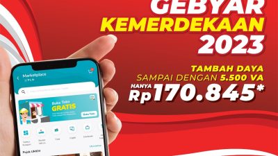 Meriahkan Hari kemerdekaan RI ke-78, PLN Beri Diskon Spesial Tambah Daya Hanya Rp170.845