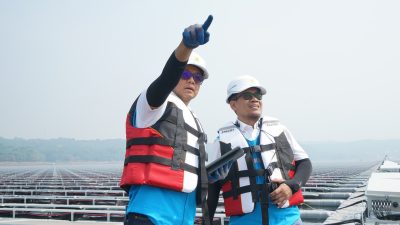 Pembangunan PLTS Terapung Cirata Hampir Tuntas dan Segera Siap Diresmikan.