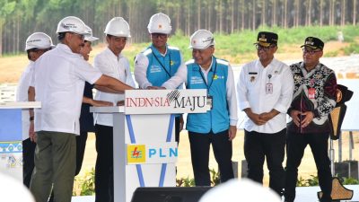 Hadirkan 100% Energi Bersih, Presiden Jokowi Groundbreaking Pembangunan PLTS PLN 50 MW di IKN Nusantara