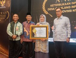 Bappenda NTB Raih Predikat Badan Publik Informatif Terbaik Tahun 2023