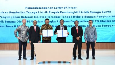PLN Teken LOI Bersama 3 Perusahaan Nasional dan Multinasional Guna Lanjutkan Program Dedieselisasi