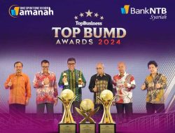 Bank NTB Syariah Raih Penghargaan Bintang 5 untuk Keempat Kalinya di TOP BUMD Awards 2024