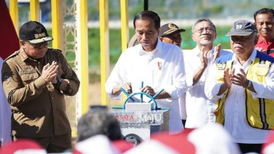 Kemandirian Air NTB Diperkuat, Presiden Jokowi Resmikan Bendungan Tiu Suntuk