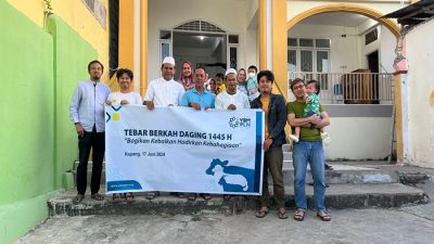 Idul Adha 1445 H: PLN UIP Nusra Salurkan Daging Kurban kepada Fakir Miskin