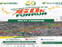 Milad ke-60 Bank NTB Syariah Hadirkan Keceriaan dengan Fun Run 6K!