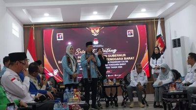 Gemuruh Massa Sambut Iqbal-IDP di Hari Terakhir Pendaftaran: Koalisi 10 Partai Siap Rebut NTB!