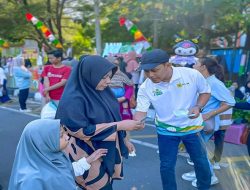 Ratusan Pengunjung Meriahkan Sosialisasi Promo “Belanja Nyaman, Listrik Aman” di Car Free Day Udayana