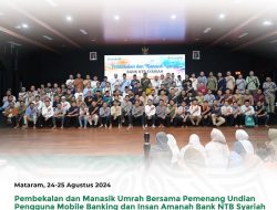 Bank NTB Syariah Gelar Program Umrah Sebagai Wujud Apresiasi, Pegawai dan Nasabah Siap Jalani Ibadah Spiritual