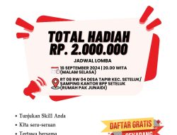 Semarak Lomba Remi Tradisional: Perekat Solidaritas Warga Seteluk dengan Dukungan Rohmi-Firin dan Amar-Hanipah