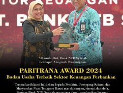 Bank NTB Syariah Sabet Paritrana Award 2024, Bukti Nyata Komitmen Lindungi Kesejahteraan Pekerja
