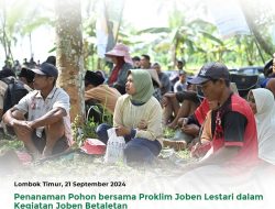 Bank NTB Syariah dan Proklim Joben Lestari Tanam 1024 Bibit Pohon, Wujudkan Komitmen Pelestarian Lingkungan