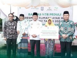 Bank NTB Syariah Bersama BAZNAS NTB Hadirkan Rumah Layak Huni, Wujudkan Asa Warga Sekotong