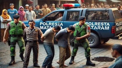 Polresta Mataram Tak Kenal Ampun, Debt Collector Brutal Diciduk!