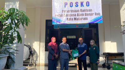 Banjir Rendam Harapan Warga, Bank NTB Syariah Hadir Bawa Bantuan dan Kepedulian