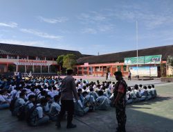 Danpos dan Kanit Binmas Bina Siswa SMKN 3 Mataram