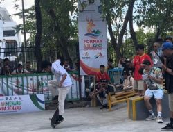 Rangga, Pemuda Aceh Raih Emas di Game of Skate Fornas VIII 2025 di Mataram