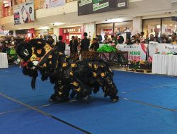 Vamos Rinjani Tampilkan Barongsai Bernuansa Adat Lombok di FORNAS VIII