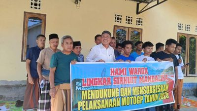 PHRI Lombok Tengah Bersama Warga Lingkar Mandalika Siap Sukseskan MotoGP 2025
