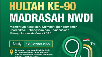 30 Ribu Peserta Ditargetkan Akan Meriahkan Jalan Sehat Hultah Madrasah NWDI ke-90, Hadiah Utama Umrah!