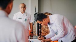 Menuju Pemasyarakatan Bersih, Lapas Lombok Barat Tanda Tangani Komitmen Antihalinar