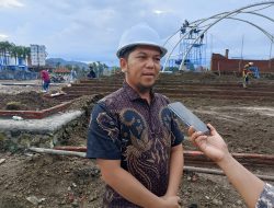 Wajah Baru Gerung Mulai Terbentuk, Proyek Alun-Alun Lombok Barat Capai 60 Persen: Ruang Publik Hijau yang Dinanti Warga